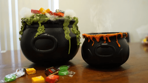 bubbling witch cauldron