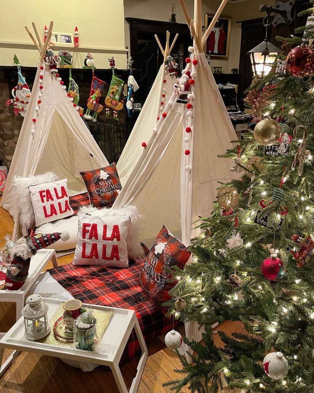 Christmas Sleepover tent