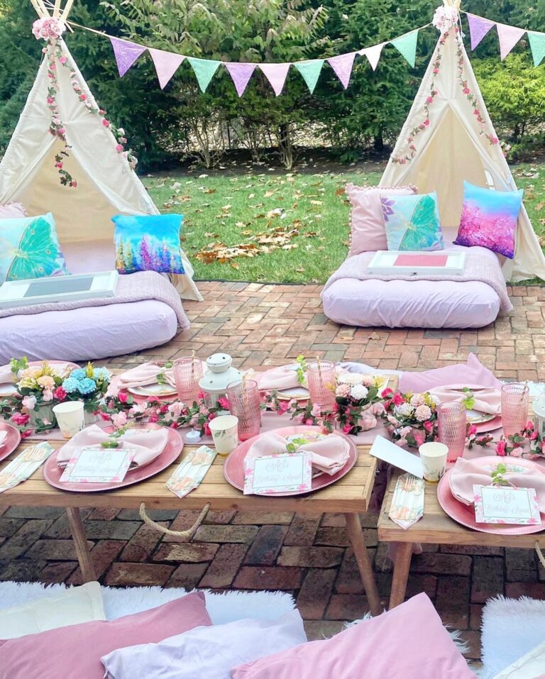 enchanted garden themed party