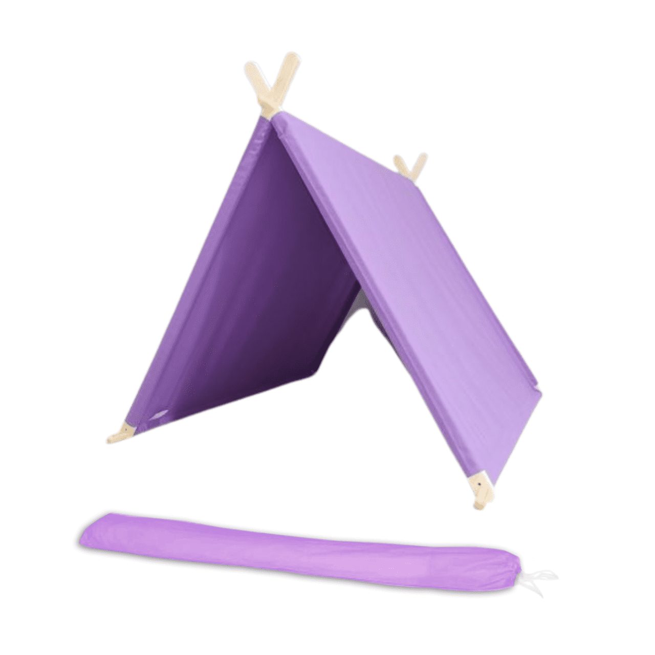 purple a frame tent with canvas bag