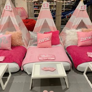 Dollhouse Dream Teepee 7 pc Sleepover Set