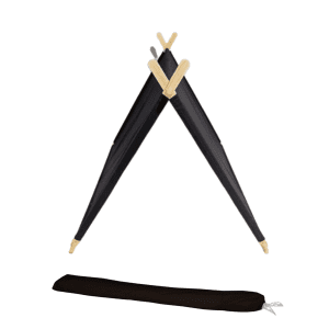 Black A Frame Tent with Canvas Bag