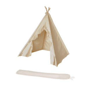 Kids Lace Teepee Tent with Canvas Bag