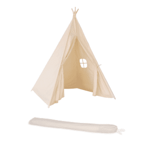 Natural Teepee Tent with Canvas Bag