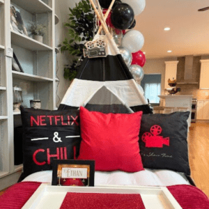 Red Solid Pillow Cover