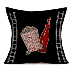 Popcorn Soda Printed Pillow Cover