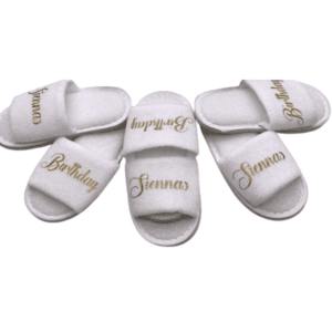 Personalized Hotel/Spa Slippers