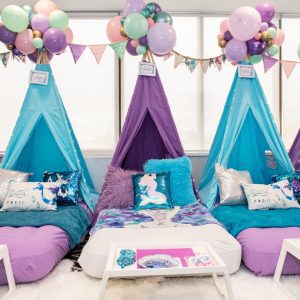 Mermaid Magic Teepee 7 pc Sleepover Set