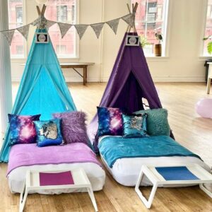 Galaxy Teepee 7 pc Sleepover Set