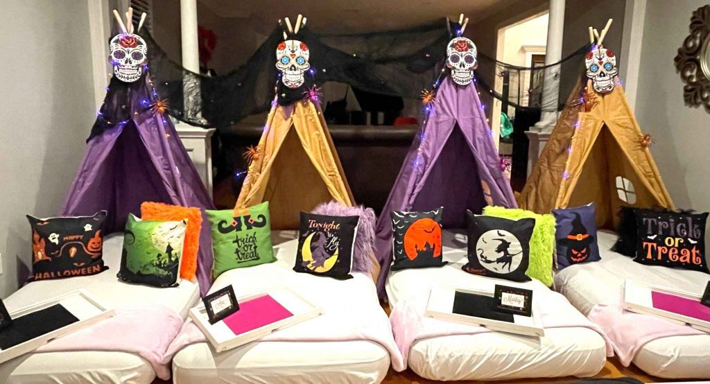 Night with a Halloween Sleepover Tradition