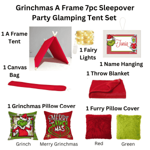 Grinchmas A Frame 7 pc Sleepover Set